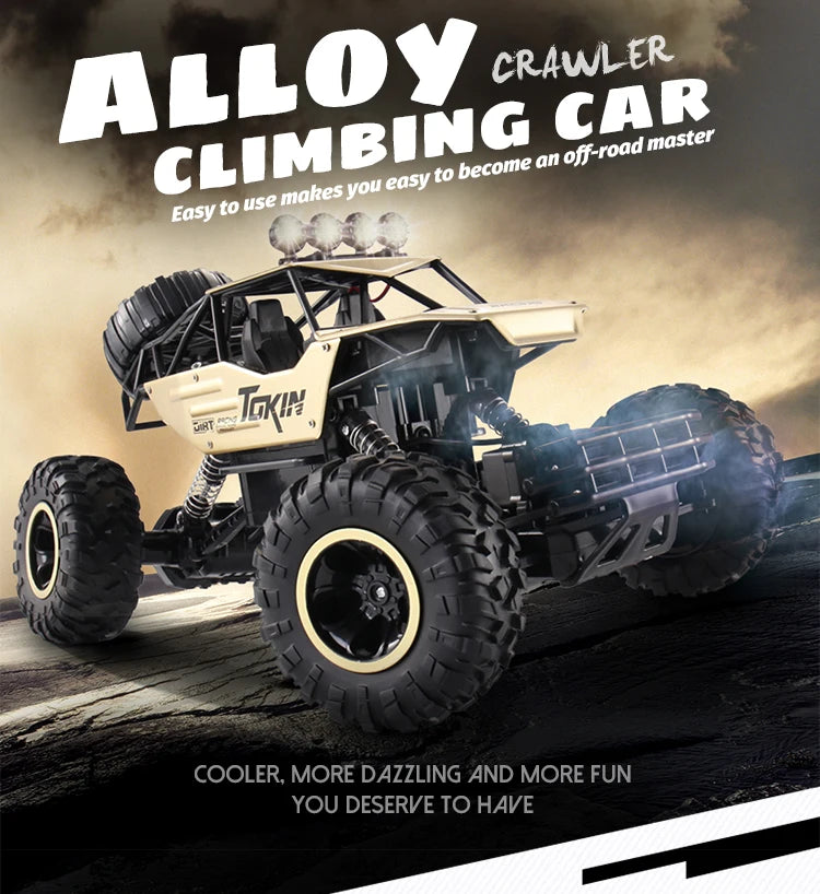 Oike RC Car Remote Control Climbing Vehicle Outdoor All Terrain Off-road Trucks 4WD Racing Drift Cars Toy Gift for Kids Adults