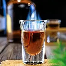 Shot Glasses 6pcs Shot Glass Set 1oz/30ml Shot Glass Holder Heavy Base for Whisky Tequila 6 Shot Glass Serving Tray (6pcs)