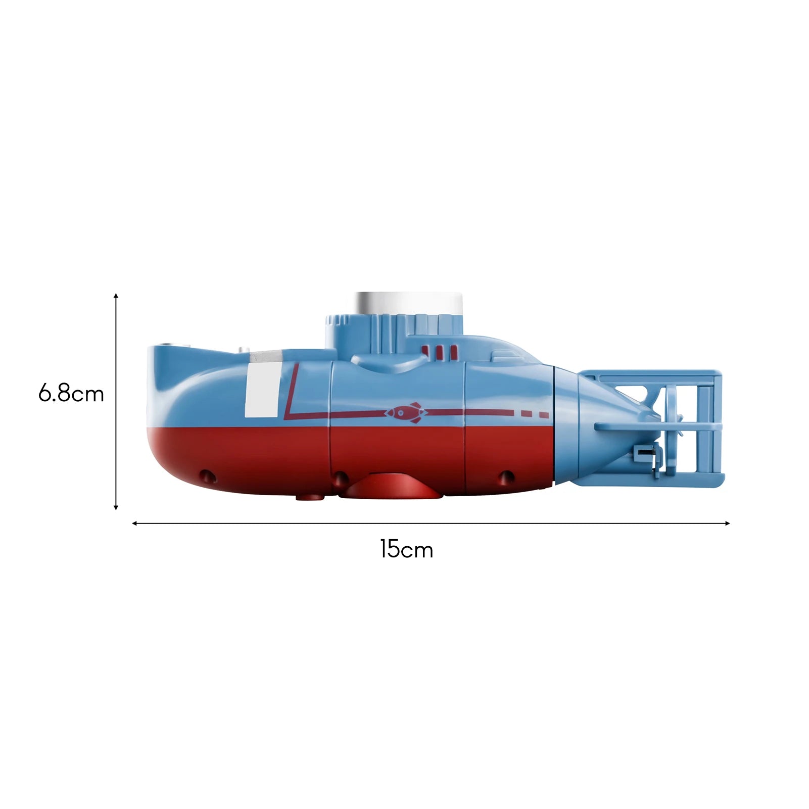 Mini RC Submarine 0.1m/s Speed Remote Control Boat Waterproof Diving Toy Simulation Model for Kids Christmas Gift  New Year Gift