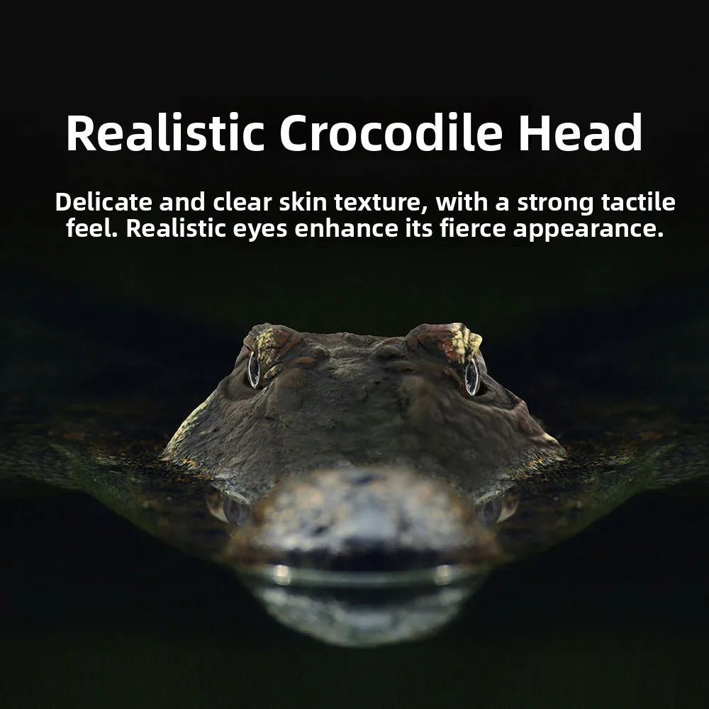 Remote Control Crocodile Boat Fast  Toy ip Simulation Children's Plaything Handheld Controller Operated Model Boat