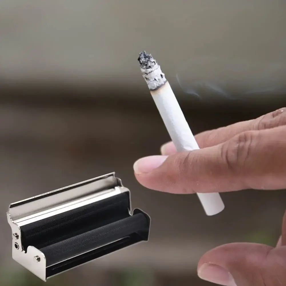 WE PUFF Portable Mini Metal Manual Rolling Machine 70/78/110 MM Paper Tobacco Hand Roller Cigarette Maker Gadgets for Men Gift