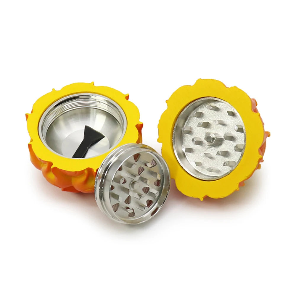Fruit Metal Herb Grinder Evil 3 Colors