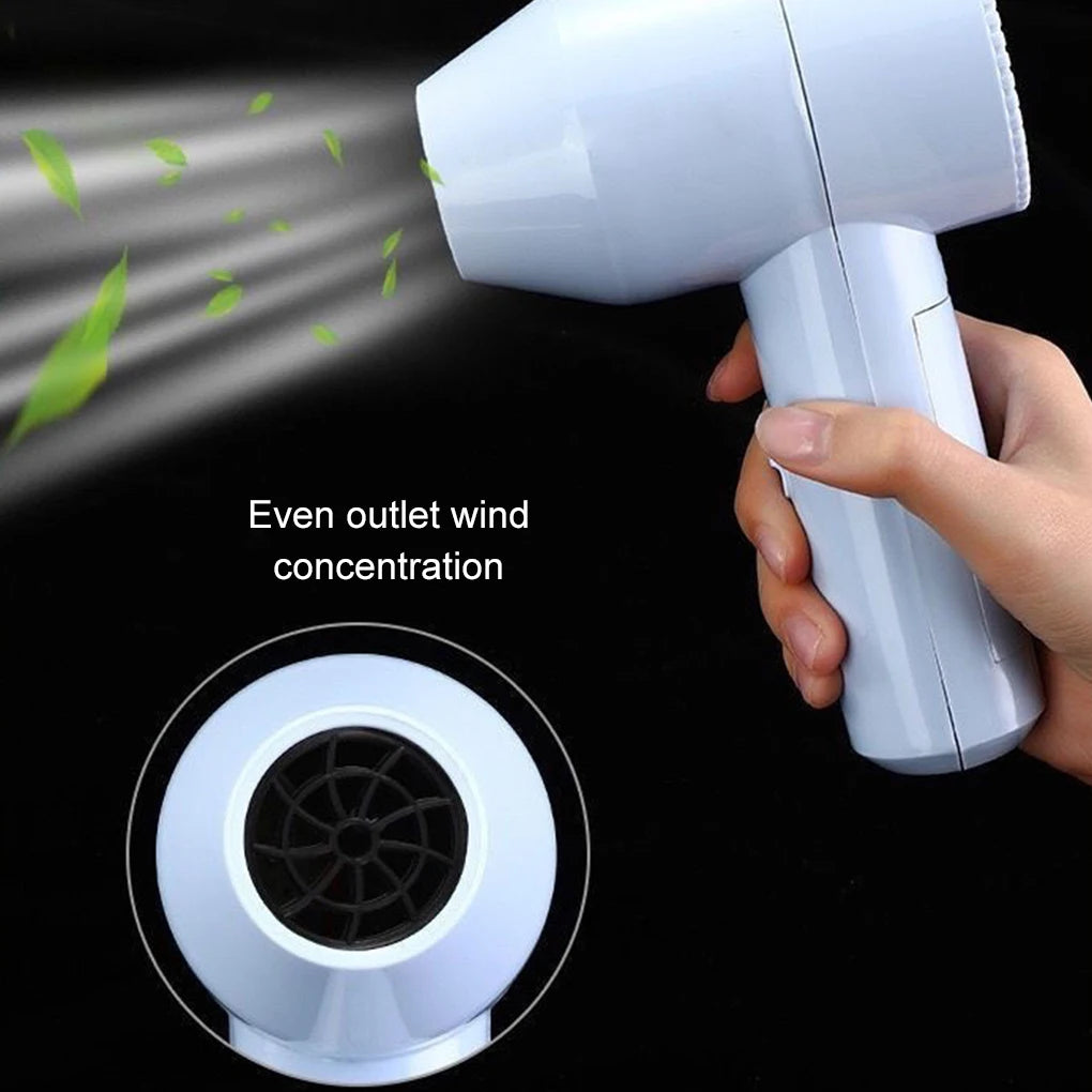 Quiet Cordless Hair Dryer Small Portable Cordless Hair Dryer USB Charging Art Joint Examination Colour Quick Dryer