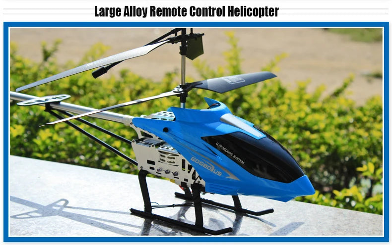 3.5CH Rc Helicopter Extra Large Remote Control Drone Durable Charging Model UAV Outdoor Aircraft Helicoptero Gift Toys for Kids