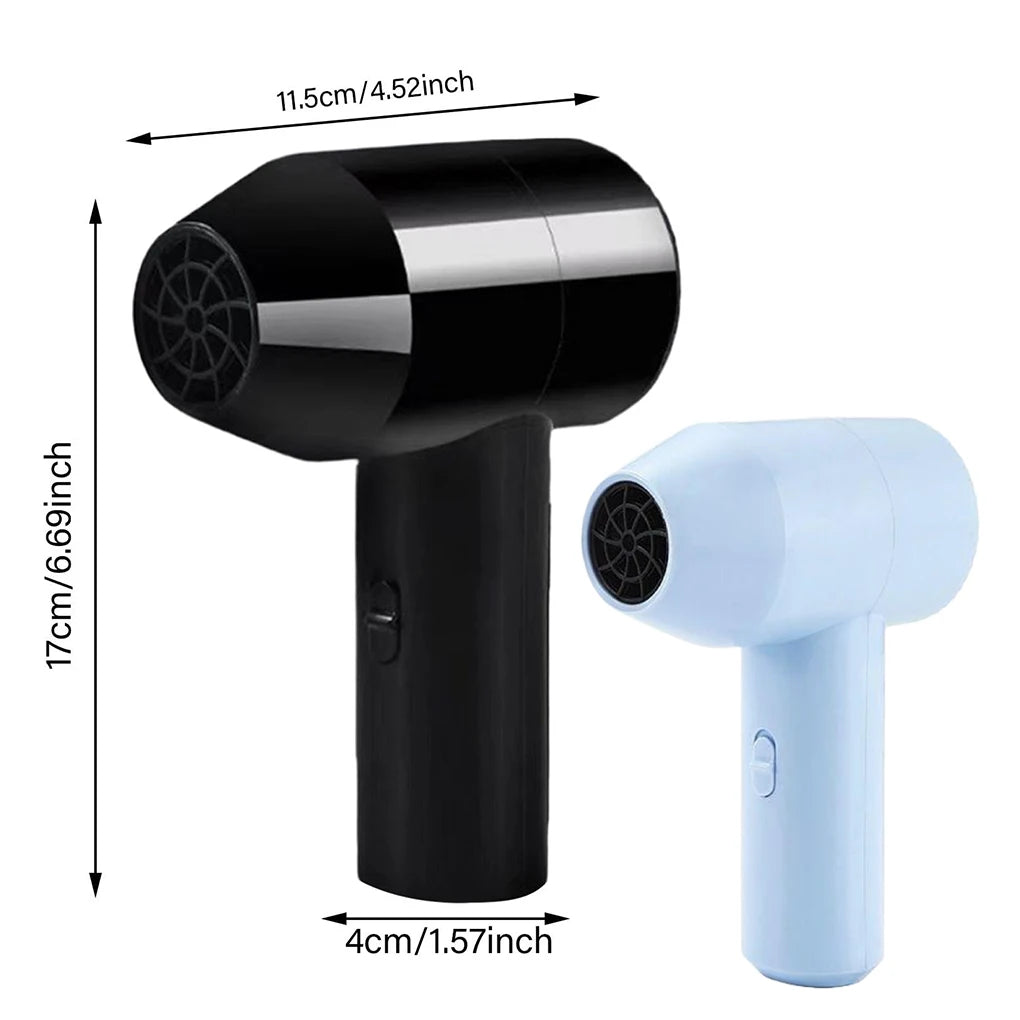 Quiet Cordless Hair Dryer Small Portable Cordless Hair Dryer USB Charging Art Joint Examination Colour Quick Dryer