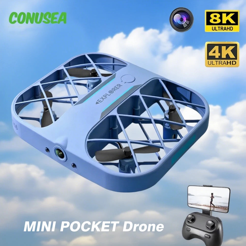 JJRC H107 Dron 8k Drone Quadcopter with /no Camera Hd Wifi Fpv Drones 4K Remote Control Helicopter Plane Pocket UFO for Boys