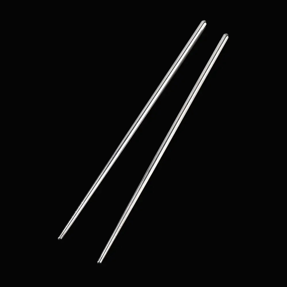 Practical Chinese Hollow Chopsticks Non-slip Stainless Steel Chop Stick Chopstick