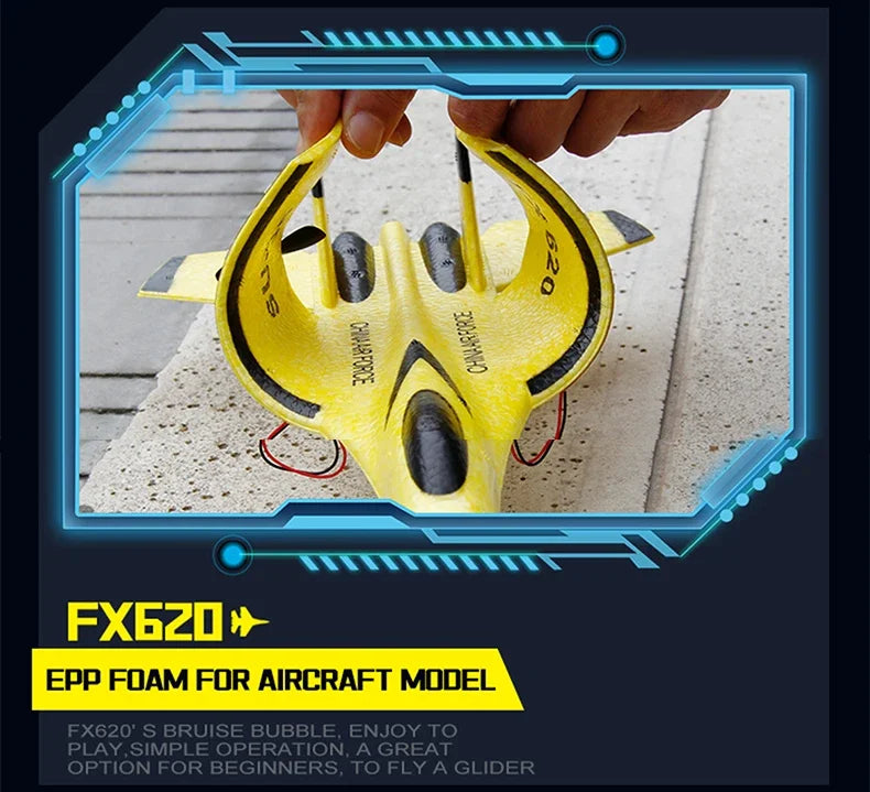 FX620   RC Foam Aircraft SU-35 Plane 2.4G   Remote Control Fighter- Plane Glider Airplane Foam Boys Toys for Children