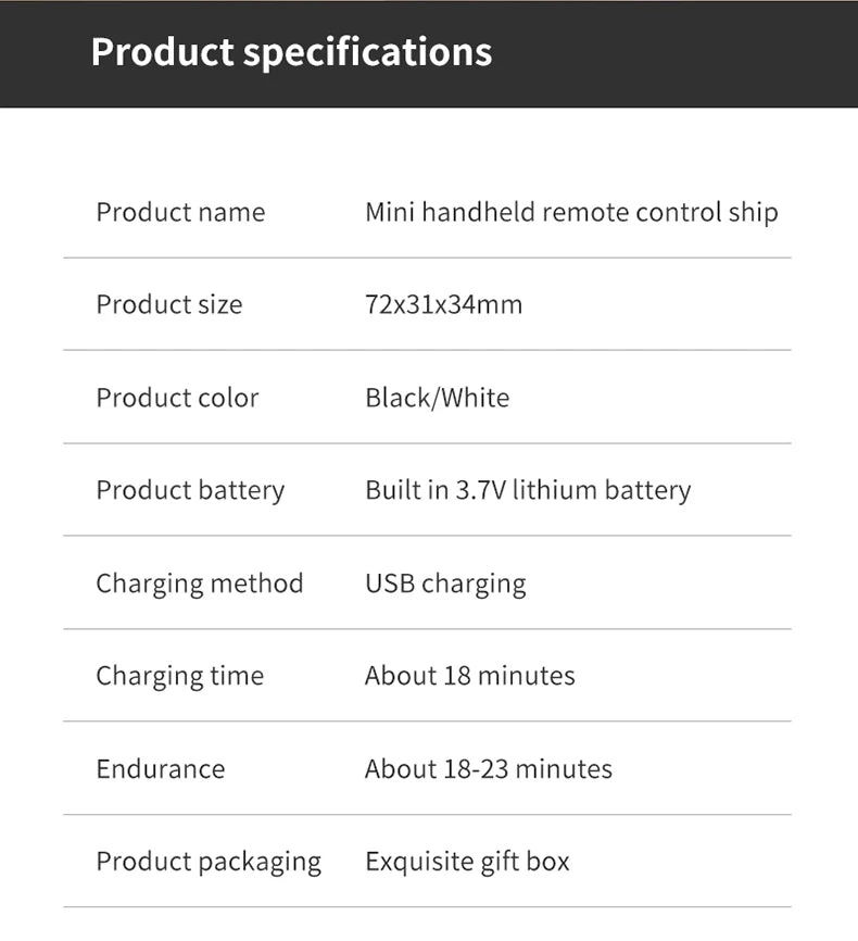 2.4G Electric Racing Boat Waterproof Model Ship Mini LED Light High Speed Remote Control Child Outdoor Toys for Boys Kids Gifts