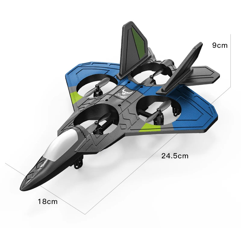 RC Aircraft Fighter 2.4G 4CH 6-Axis Gyroscope Automatic Balance 360° Rollover EPP RTF Electric RC Glider Airplane Toys For Kids