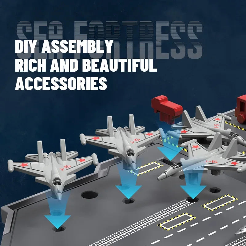 RC Boat Aircraft Carrier Warship Dual Motor Remote Control Ship Speedboat Electric Machine Model Children's Toys Outdoor Pool