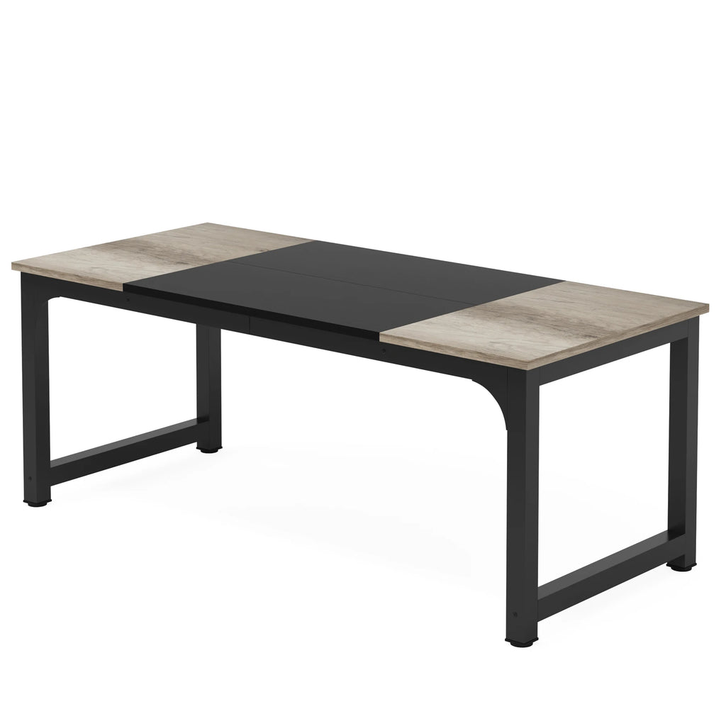 Modern Computer Desk Large Office Desk Computer Table Study Writing Desk Workstation for Home Office + Free Shipping!