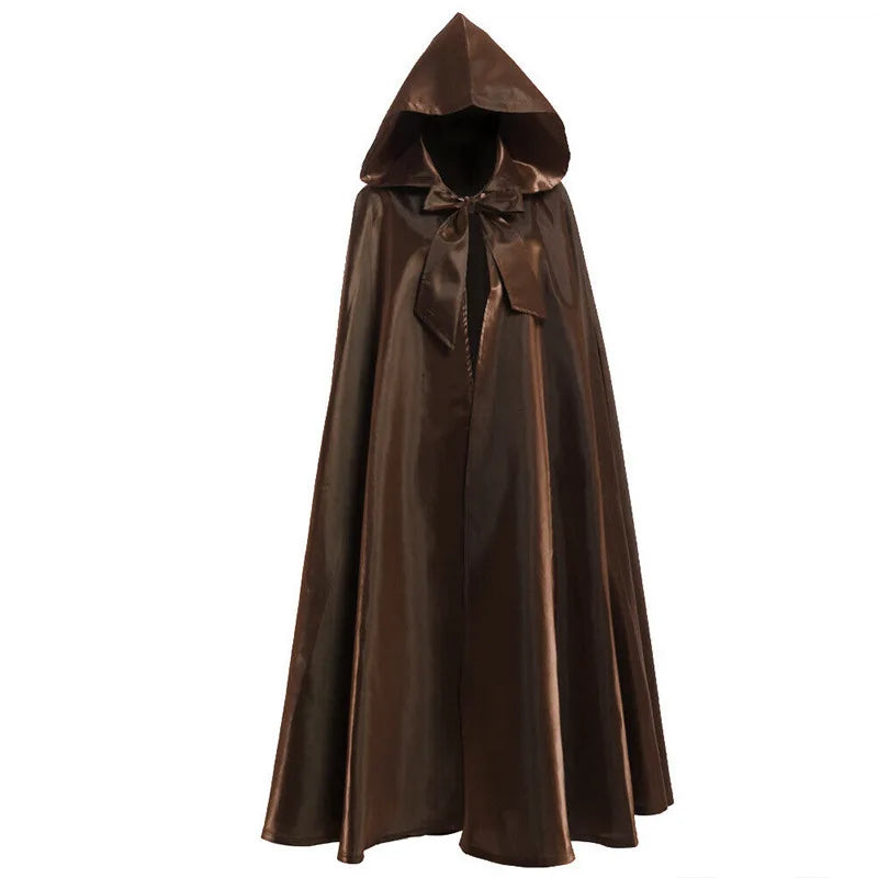Halloween costume, medieval cloak, wizard's robe, death role-playing costume