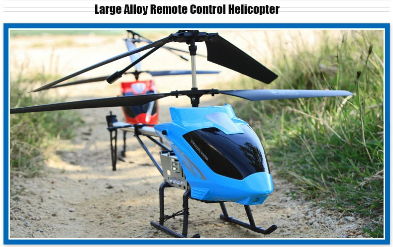 3.5CH Rc Helicopter Extra Large Remote Control Drone Durable Charging Model UAV Outdoor Aircraft Helicoptero Gift Toys for Kids