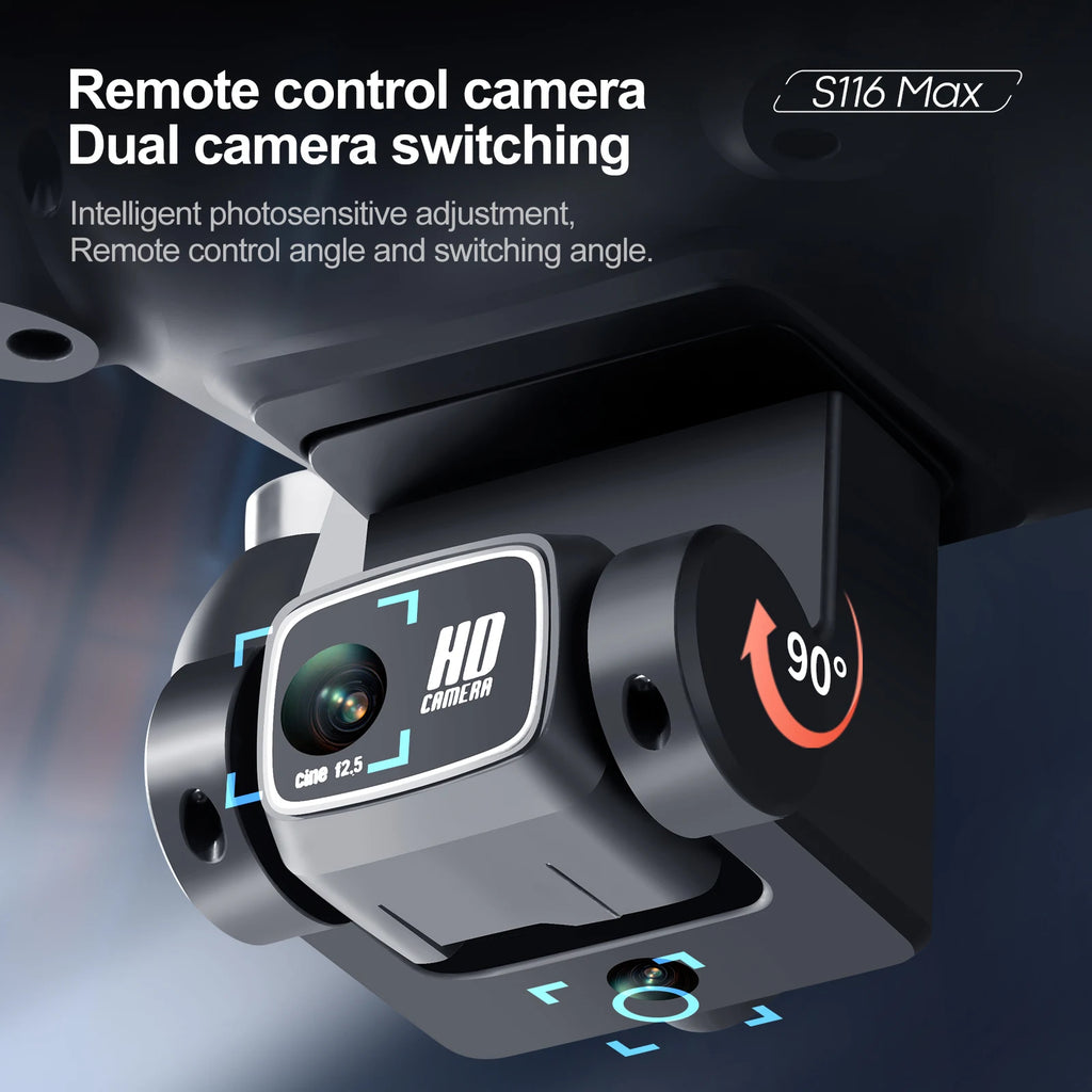 New S116 MAX Professional Screen-Controlled Drone HD Camera WIFI FPV Brushless Aerial photography Obstacle Avoidance Quadcopters