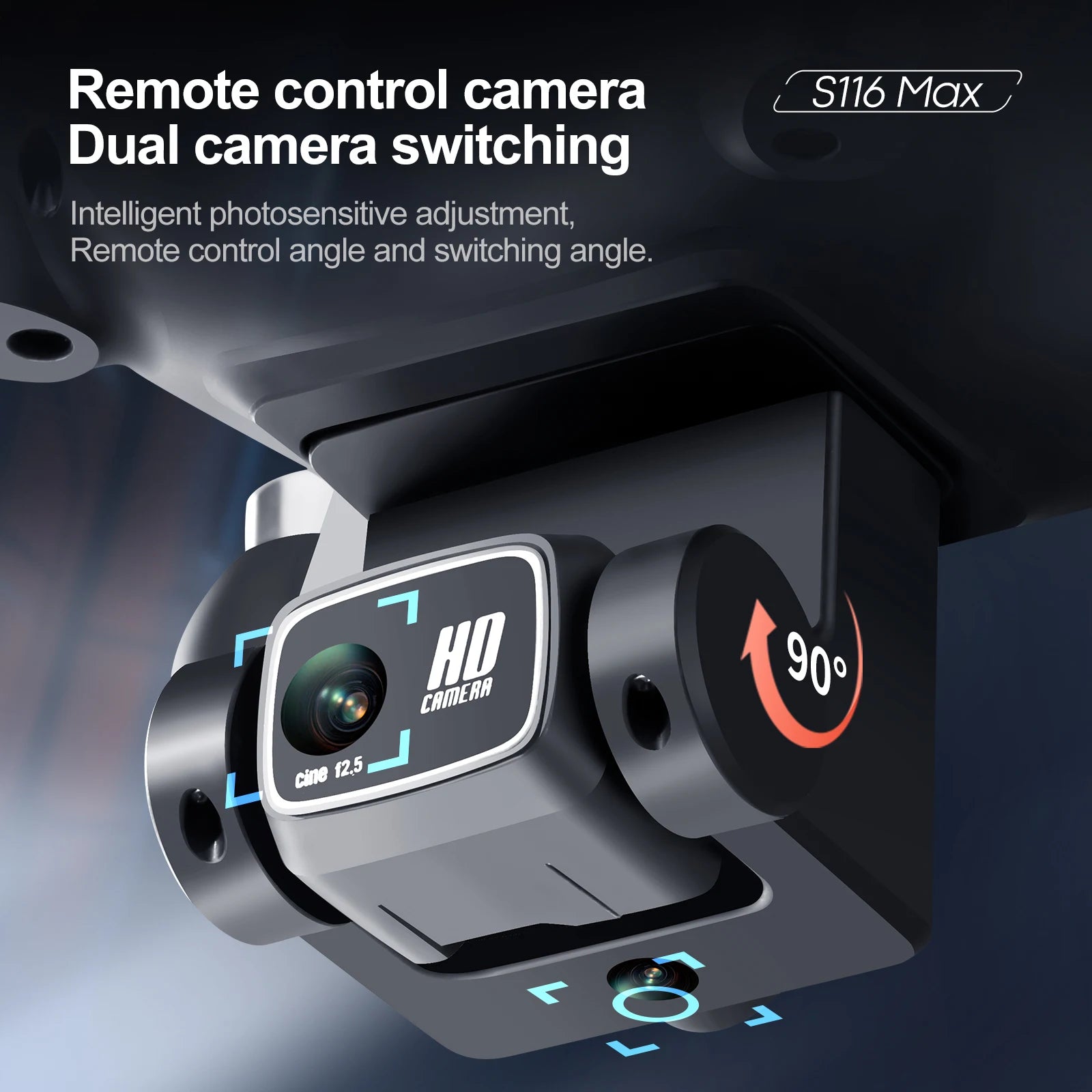 New S116 MAX Professional Screen-Controlled Drone HD Camera WIFI FPV Brushless Aerial photography Obstacle Avoidance Quadcopters