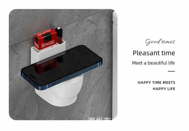Ashtray, New Chinese Ashtray Creative Gift, Toilet Wall-mounted Ashtray With Lid, High Value, Anti-fly Ash Cute