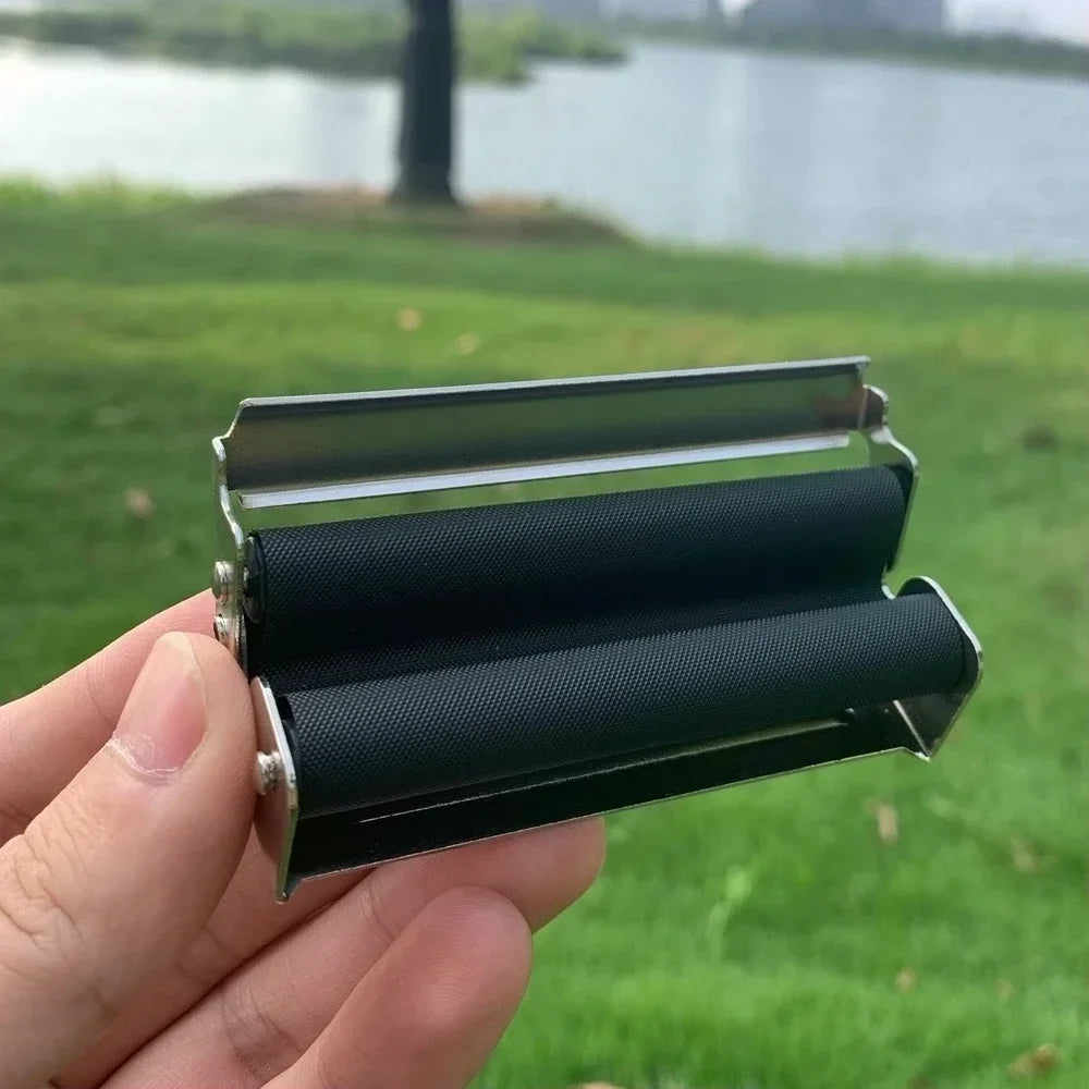 WE PUFF Portable Mini Metal Manual Rolling Machine 70/78/110 MM Paper Tobacco Hand Roller Cigarette Maker Gadgets for Men Gift