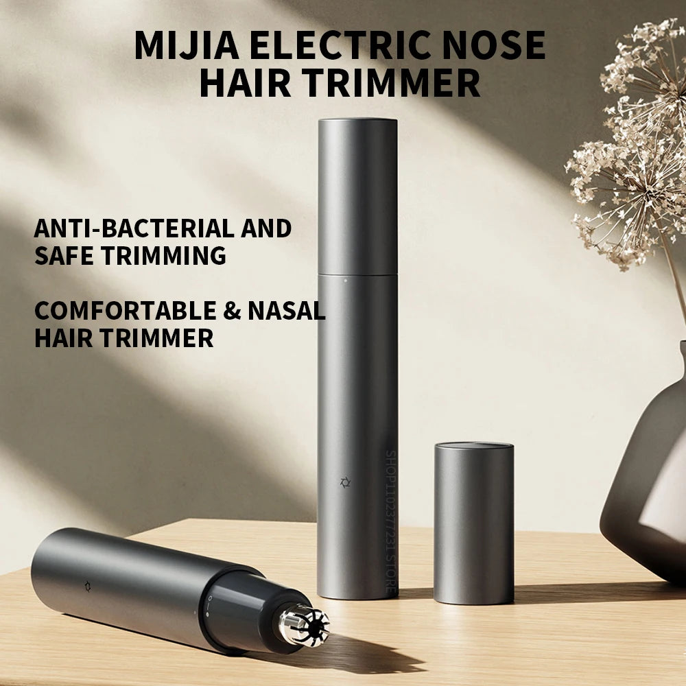 NEW XIAOMI Mijia Electric Nose Hair Trimmer Portable Nose Ears Hair Eyebrow Trimmer for Men Rechargeable Painless Clipper