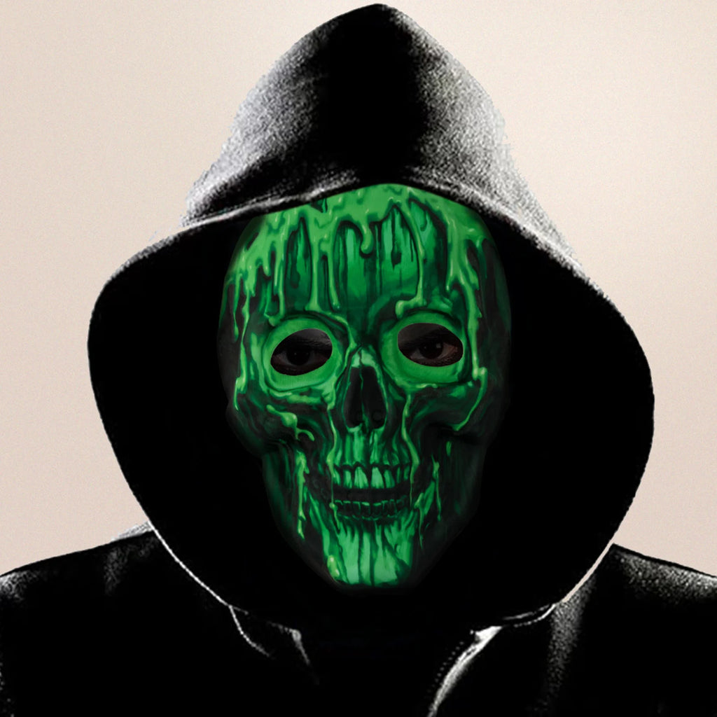 Skeleton Skull Ghost Death Mask Horror Full Head Mask Prank Cosplay Costume Scary Movie Ghostface Props Home Decor Party Supplie
