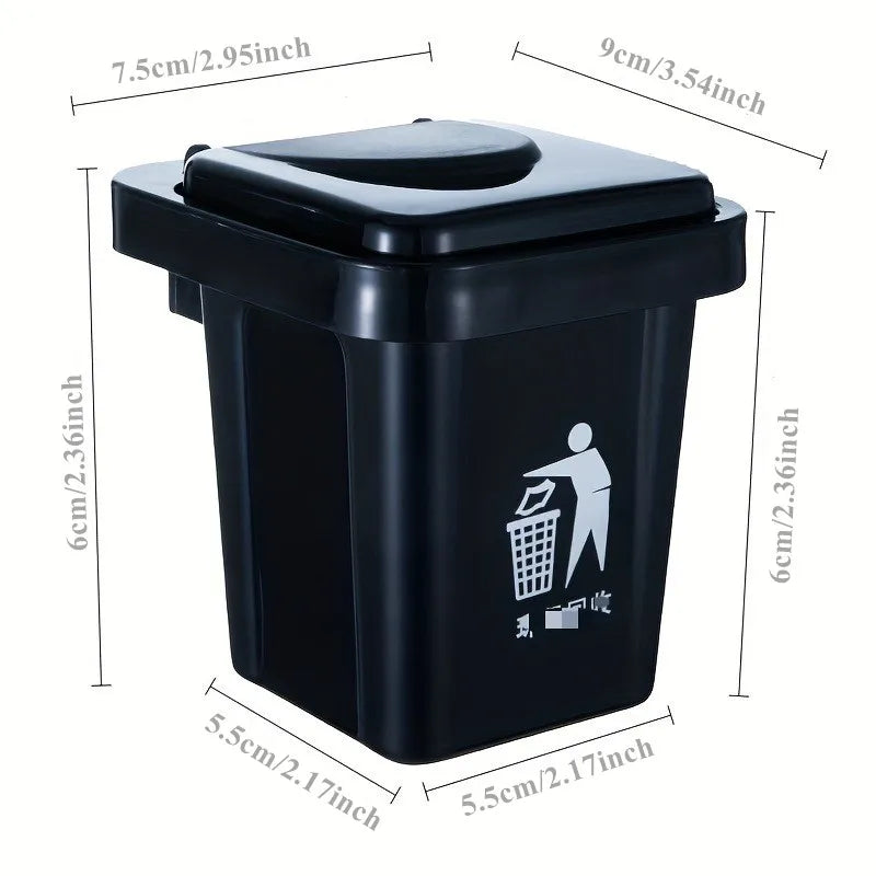Stainless Steel Wall-Mounted Ashtray with Lid - Contemporary Irregular Shape, Dust-Proof Design for Bathroom & Home Decor