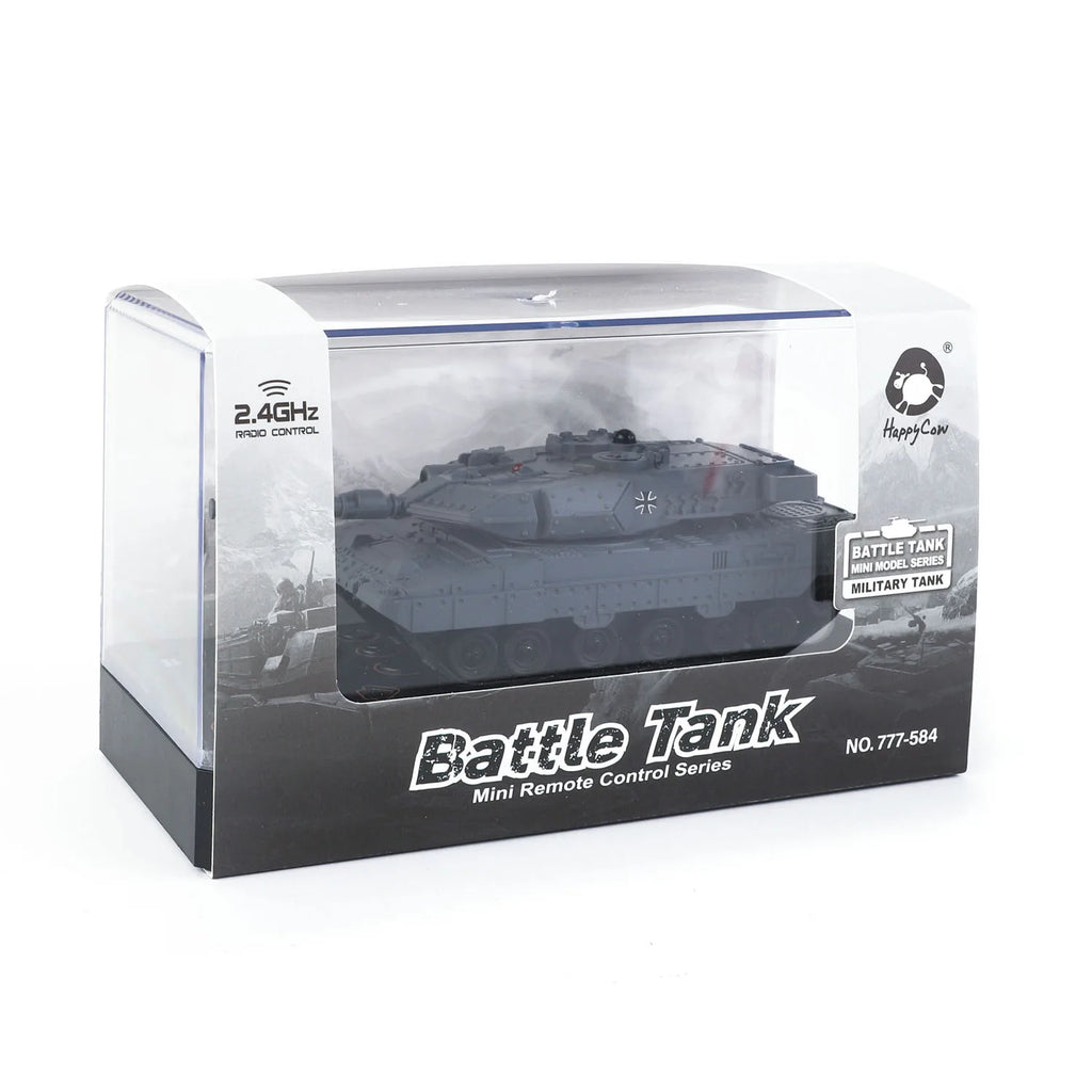 RC Mini Toys Tanks Remote Control Battle Military Tank Model RTR 170 Degrees Rotation Turret with Infrared System Boys Gifts