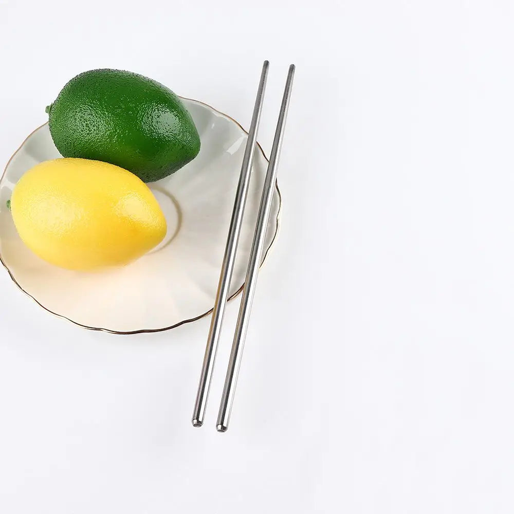 Practical Chinese Hollow Chopsticks Non-slip Stainless Steel Chop Stick Chopstick
