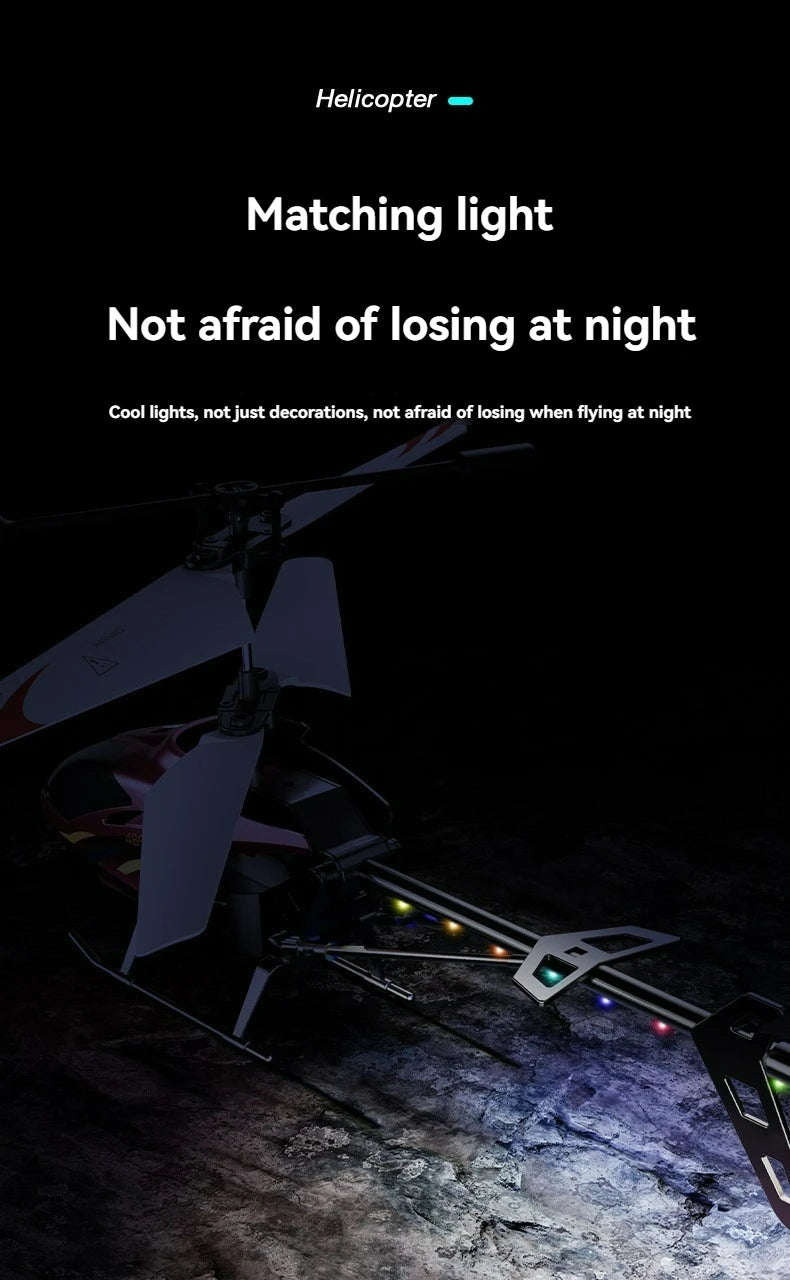 3.5-way remote-controlled airplane 2.4G electric helicopter charging, luminous, and crash resistant aircraft remote-controlled a