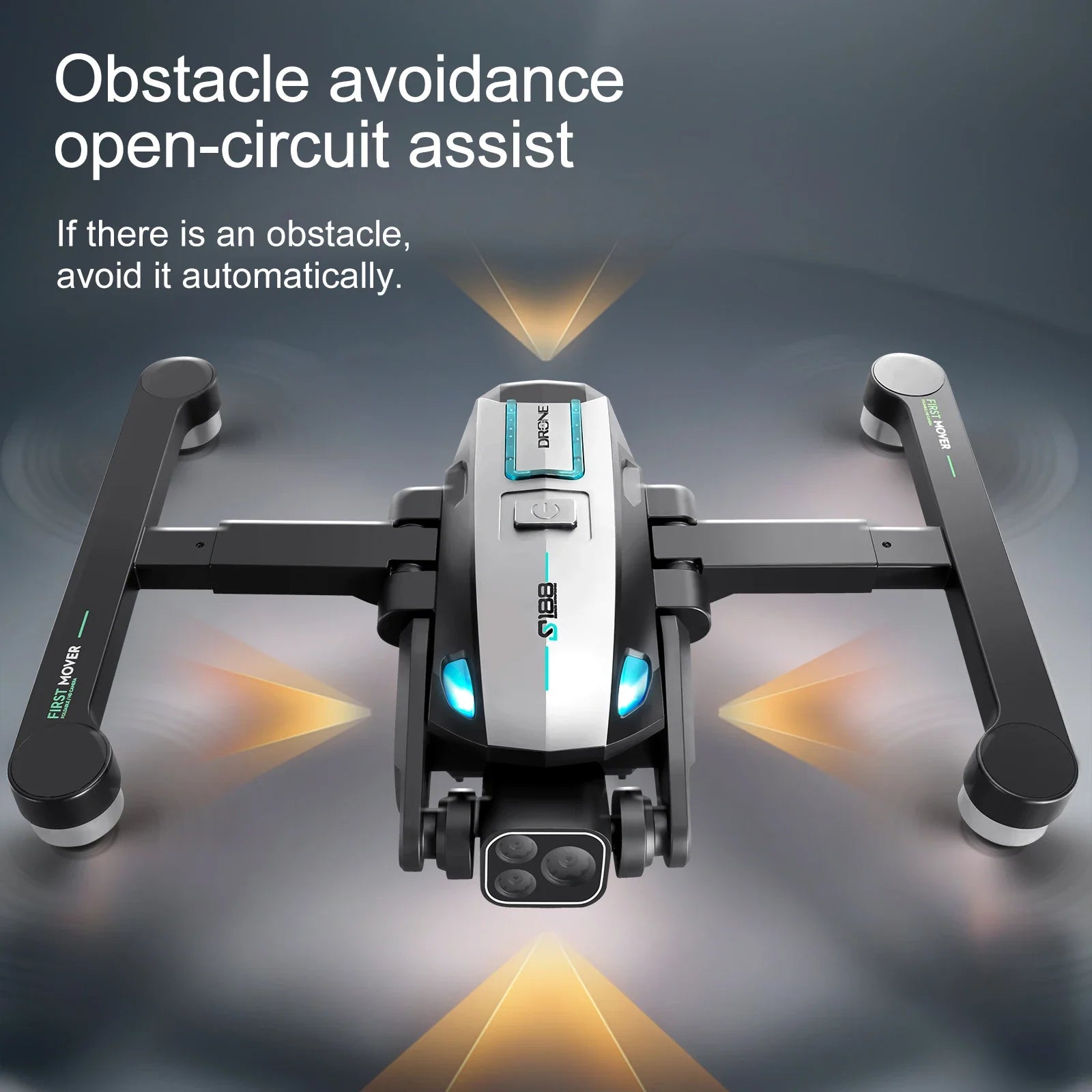 S188 GPS Drone 8K Professional HD Dual Camera 5G Wifi Obstacle Avoidance Brushless Foldable Quadcopter RC Distance 2KM Dron Toys