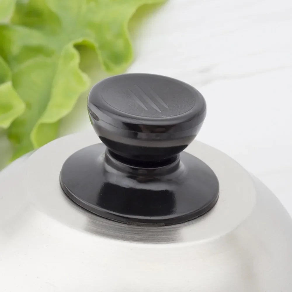 Stainless Steel Frying Pan Covers Barbecue Burgers Sandwiches Steak Round Pot Lids Cover Cookware Cheese Melting Dome