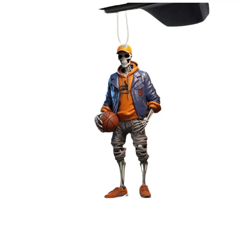 Halloween cartoon decorations, car decorations, skull statues, car skateboards, acrylic pendants