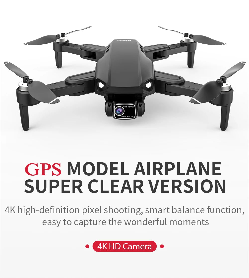 LYZRC L900 PRO SE Drone 4K Professional HD Dual Camera GPS Dron 5G WIFI FPV Foldable Quadcopter Brushless Motor RC Helicopter