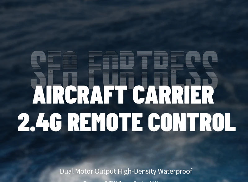 RC Boat Aircraft Carrier Warship Dual Motor Remote Control Ship Speedboat Electric Machine Model Children's Toys Outdoor Pool