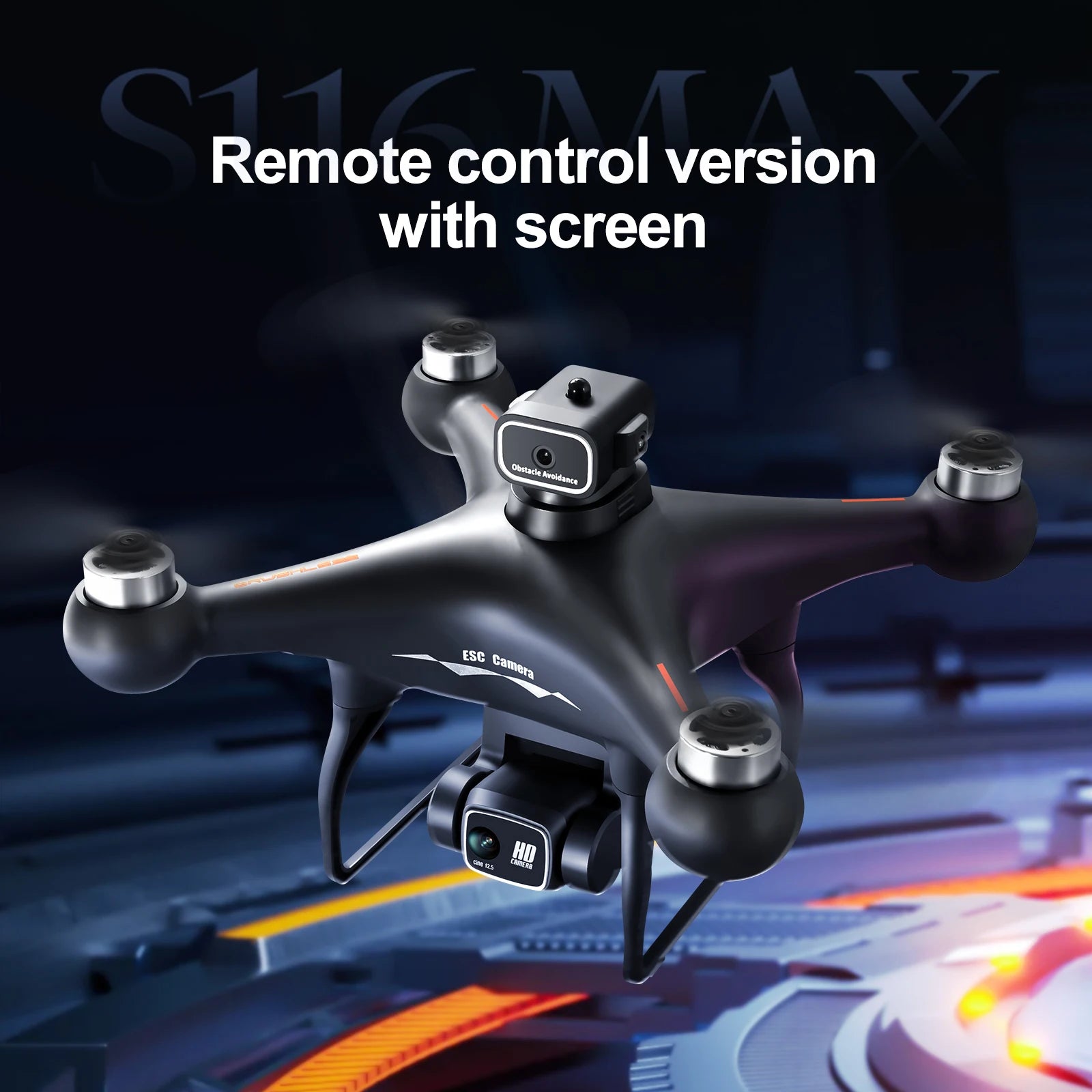 New S116 MAX Professional Screen-Controlled Drone HD Camera WIFI FPV Brushless Aerial photography Obstacle Avoidance Quadcopters