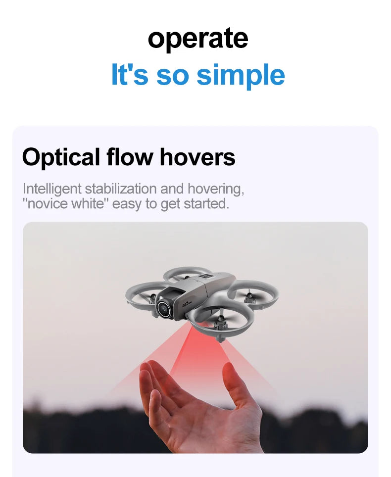 GT3 Mini RC Drone 4K Dual Aerial HD Photography Optical Flow Positioning Obstacle Avoidance UAV Remote Control Quadcopter