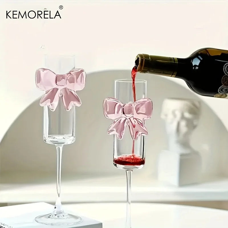 Butterfly-Shaped Cocktail Glass - Elegant Champagne Flute for Wine, Martini, Party, 1/2PCS Highball Drinking Glasses,Unique Gift