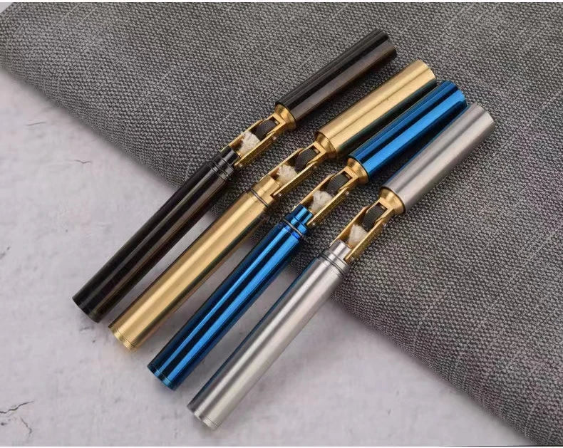 Nunchakus Lighter for Men Dad Husband Christmas Gift Vintage Lighter Nunchucks Kerosene Lighter Windproof Brass Stainless Steel