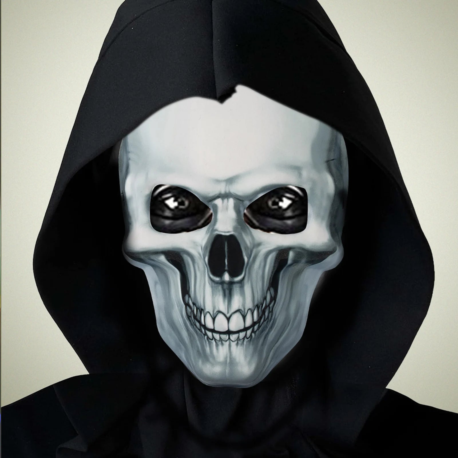 Skeleton Skull Ghost Death Mask Horror Full Head Mask Prank Cosplay Costume Scary Movie Ghostface Props Home Decor Party Supplie