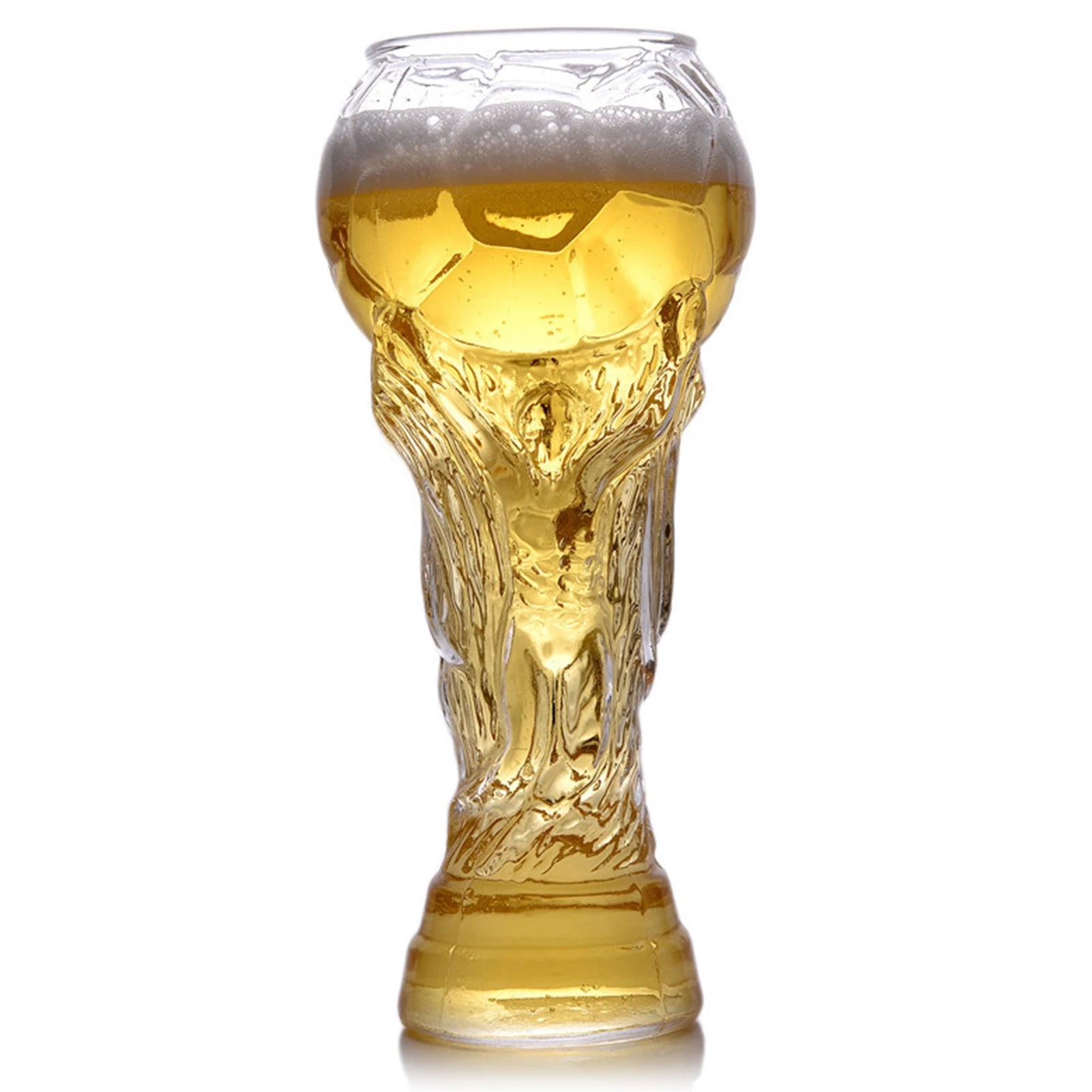 450ml Creative Football Cup Beer Mug Crystal Hercules Large Capacity Glass Wine Cup for Home Bar Beer Cocktails Beverages