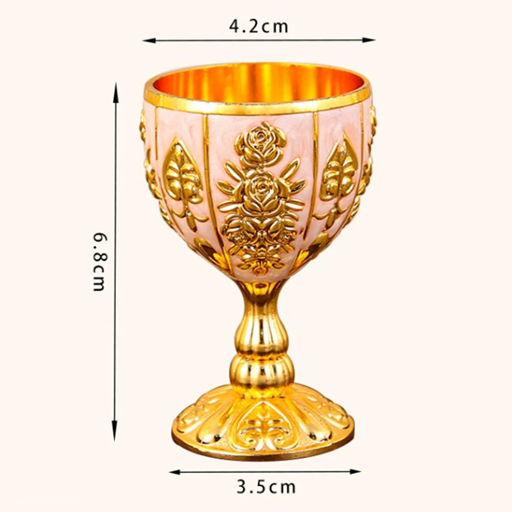 Vintage Chalice Goblet Royal Wine Cups King Arthur European Style Whiskey Cup Renaissance Medieval Gifts Communion