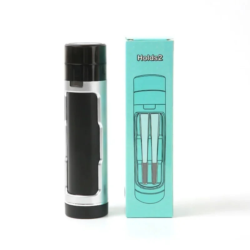 3 in 1 Plastic Herb Grass Grinder Kit with Tobacco Storage Tube Roll Paper Filling Machine DIY Pipe Smoking Accessories