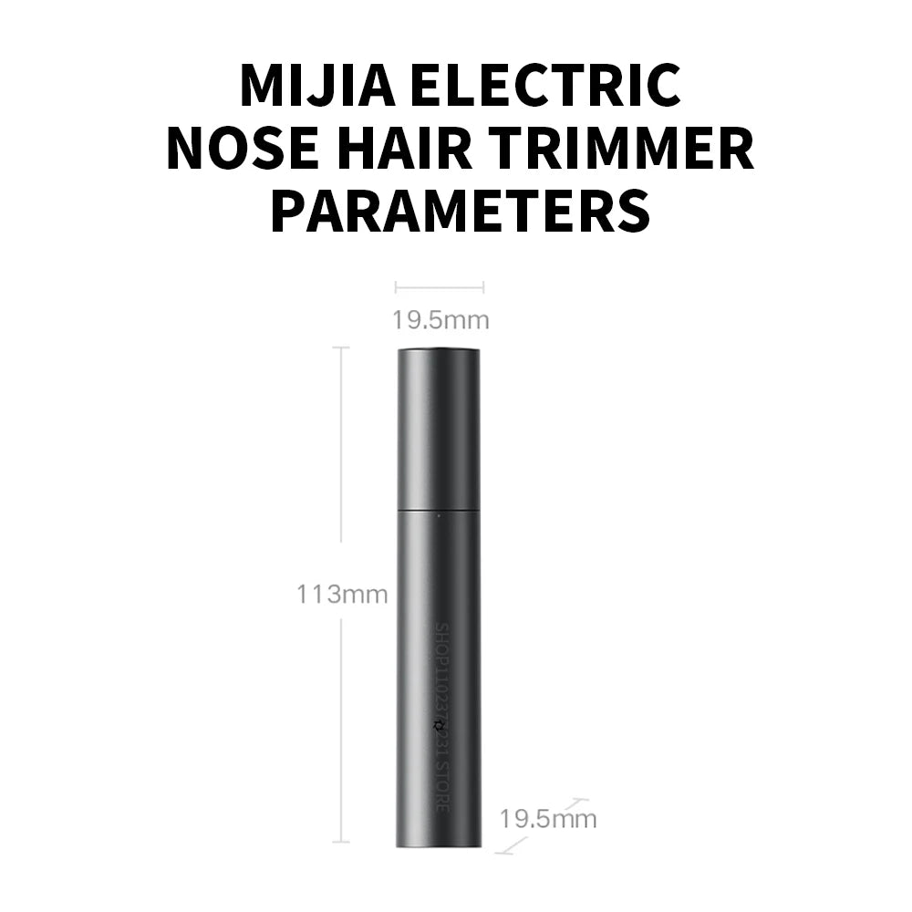 NEW XIAOMI Mijia Electric Nose Hair Trimmer Portable Nose Ears Hair Eyebrow Trimmer for Men Rechargeable Painless Clipper