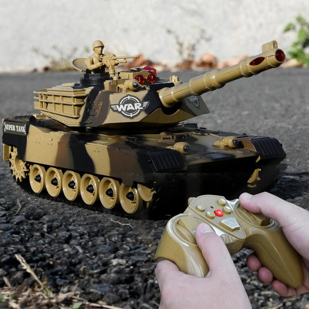 2 PACK RC tanks 2.4G Fighting Battle Tanks with LED Life Indicators Realistic Sounds Remote Control Boy Toys For Kids Children