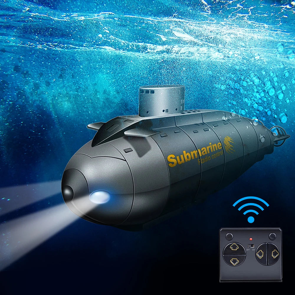 2.4G Electric 6 Channels Diving Model Wireless Remote Control Submarine Boat Toy Sports Submarine Remote Control Kids Toy