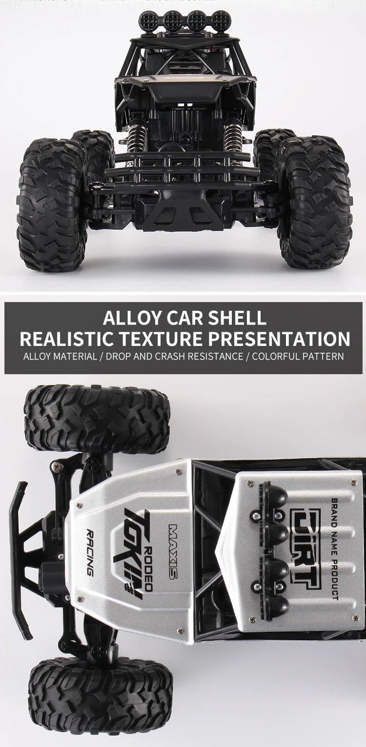 Oike RC Car Remote Control Climbing Vehicle Outdoor All Terrain Off-road Trucks 4WD Racing Drift Cars Toy Gift for Kids Adults