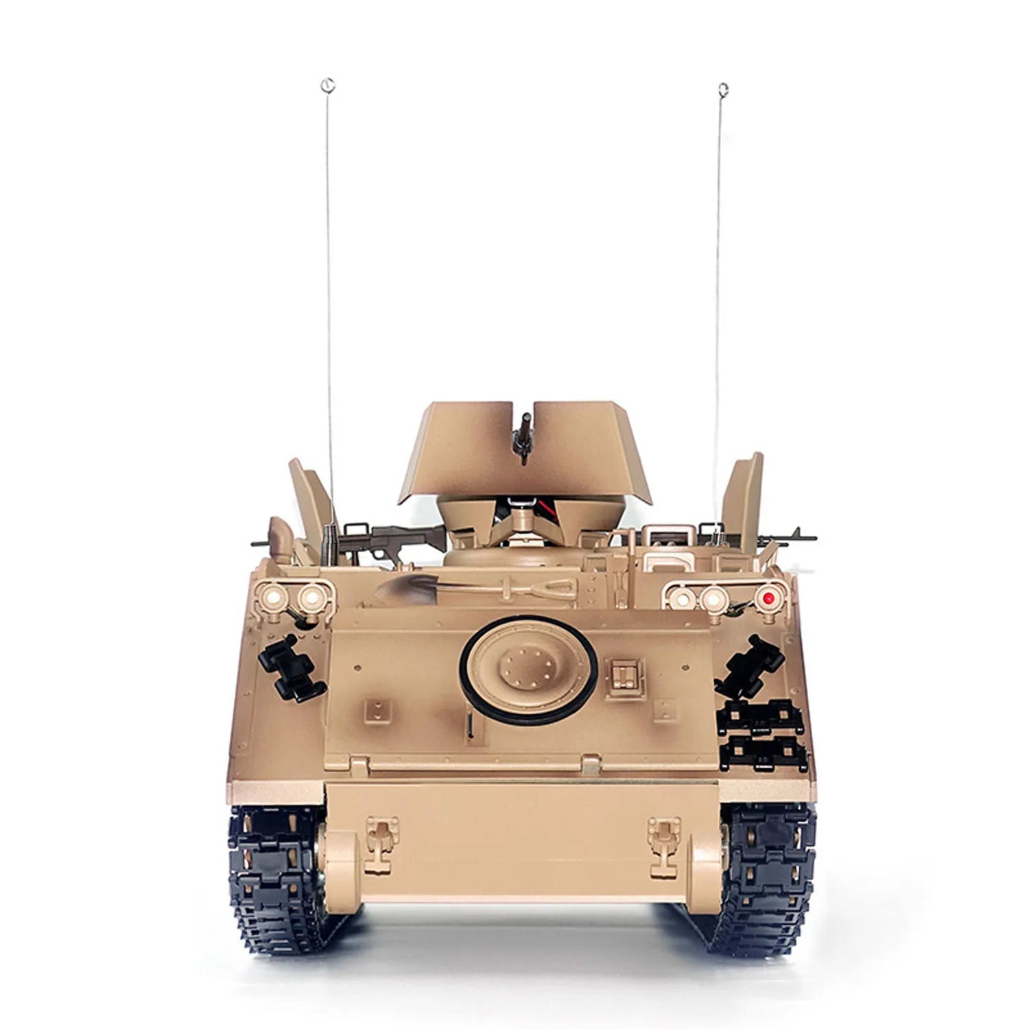 RTR Tongde 1/16 RC Tank M2412-B M113A1 ACAV Infrared 360 Turret Rotation Smoking Lamp Sound Radio Control Panzer Electric Model