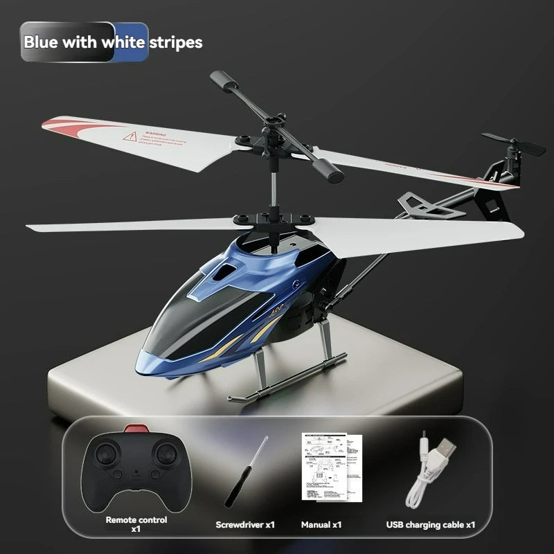 3.5-way remote-controlled airplane 2.4G electric helicopter charging, luminous, and crash resistant aircraft remote-controlled a