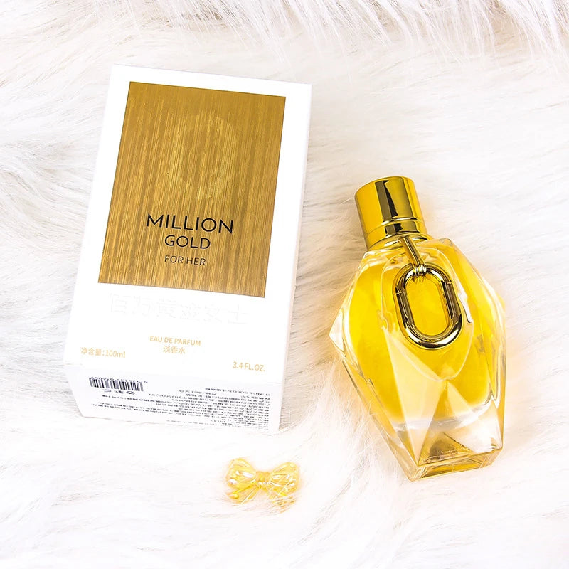 Women Million-dollar Perfume Rose Patchouli Luxury Wood Fragrance Lasting Gold Fragrance Floral Pheromone Romantic Date Perfume