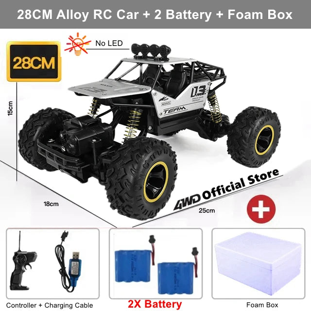 Oike RC Car Remote Control Climbing Vehicle Outdoor All Terrain Off-road Trucks 4WD Racing Drift Cars Toy Gift for Kids Adults