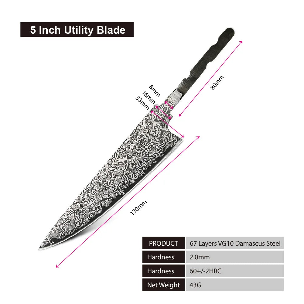 Amber Knife High Quality Kitchen Tools Blade Japanese Damascus Steel Very Good Price Global Shipping